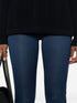 embroidered-logo skinny jeans